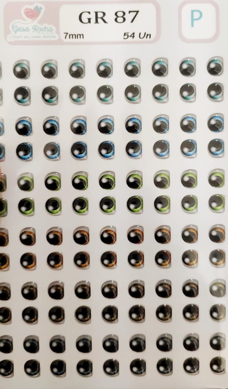 Olhos Resinados GR 87 - Imagem 3