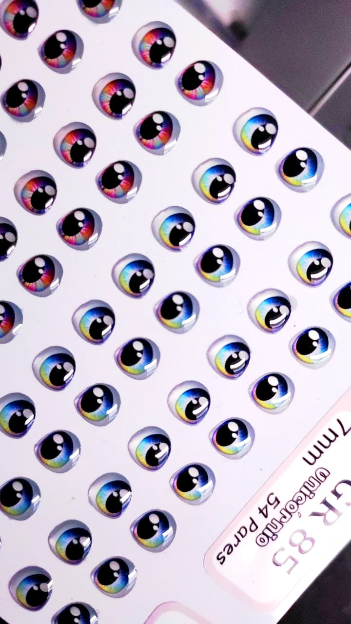 Olhos Resinados GR 85 Unicórnio - Imagem 3