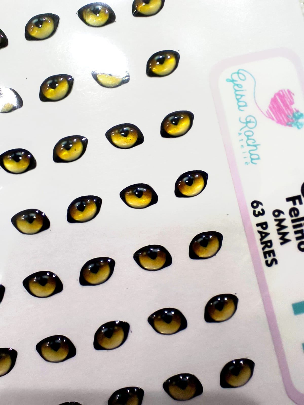 Olhos Resinados Felinos