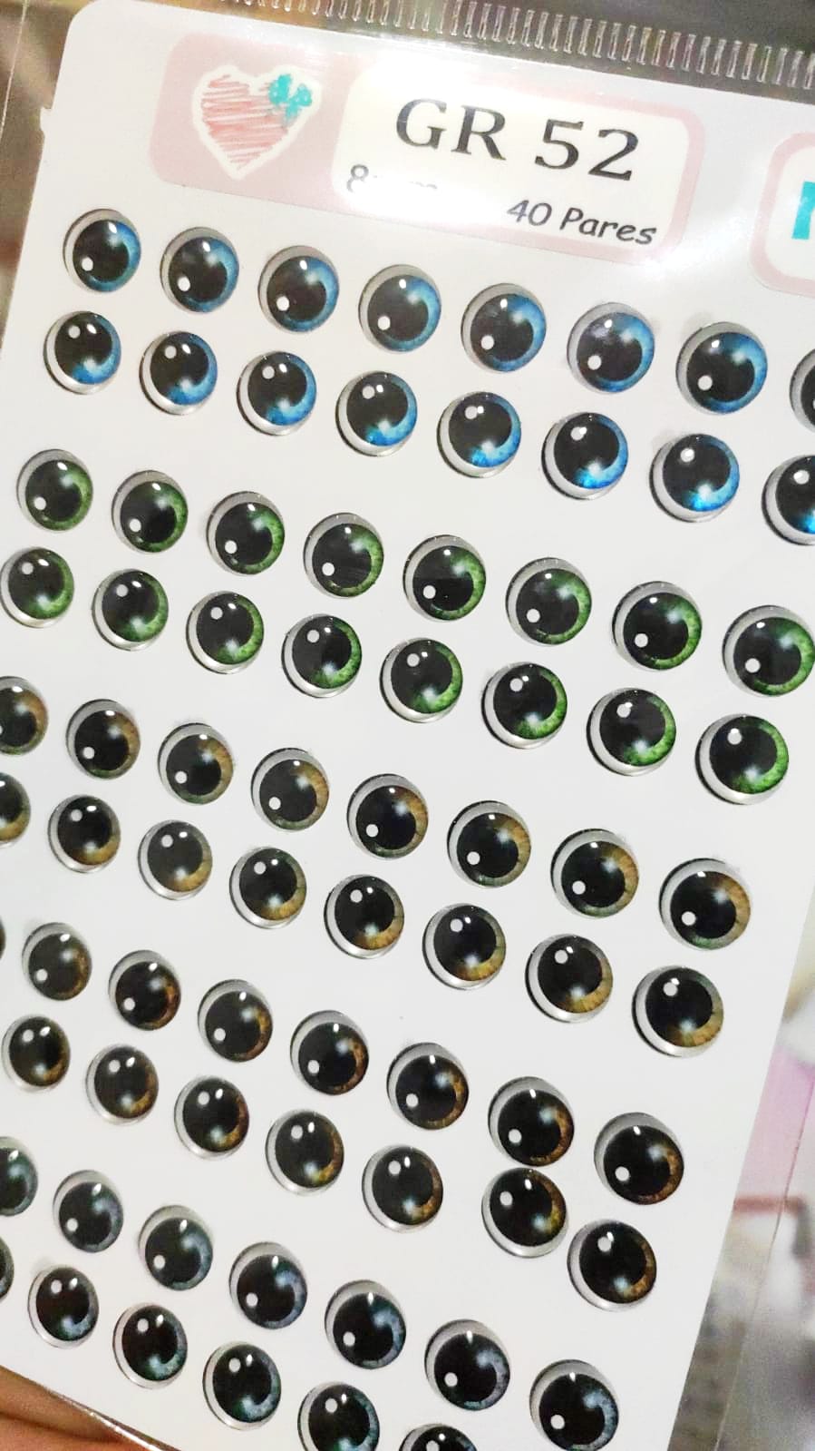 Olhos Resinados GR 52 - Imagem 3