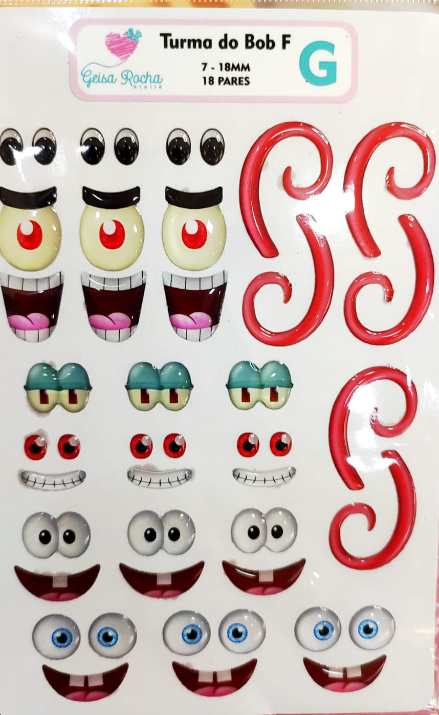 Turma Bob Esponja "F"