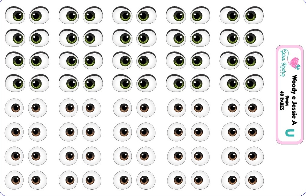 Olhos Toy Story "A" - Imagem 4