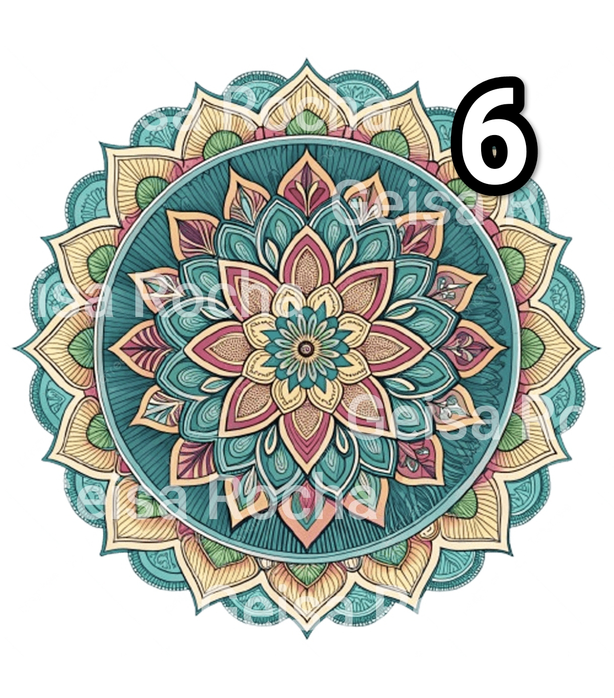 Adesivos Mandalas DTF - Imagem 7
