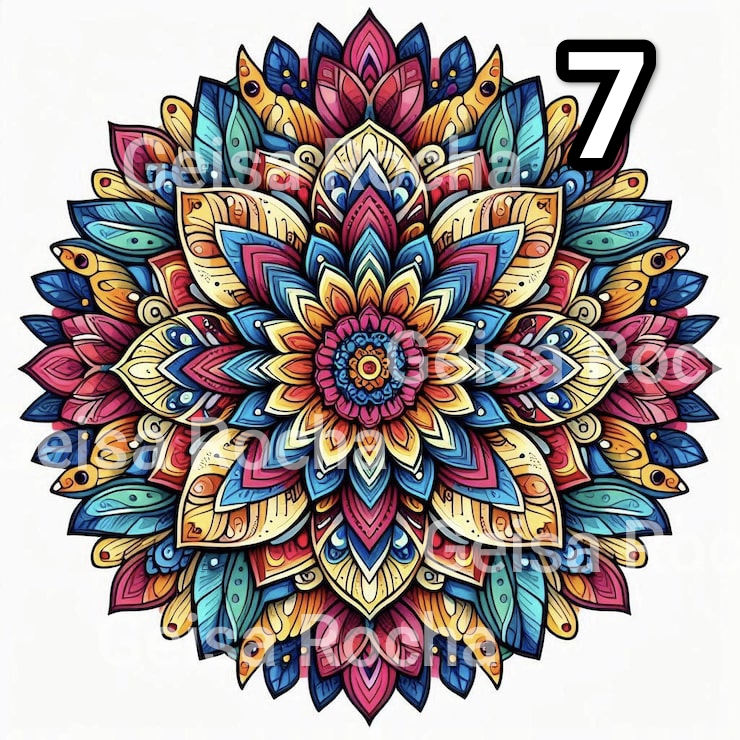 Adesivos Mandalas DTF - Imagem 8