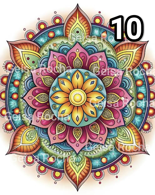 Adesivos Mandalas DTF - Imagem 11
