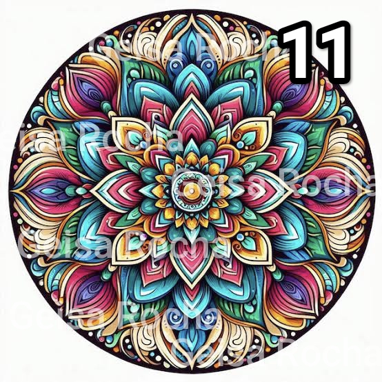 Adesivos Mandalas DTF - Imagem 12