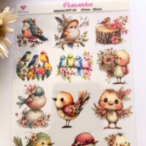 Adesivos Variados DTF UV