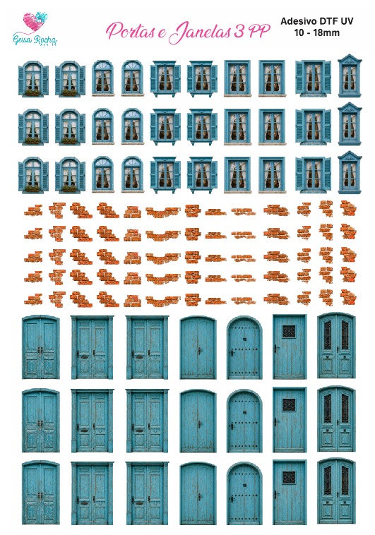 Adesivos Portas e Janelas DTF UV - Imagem 5
