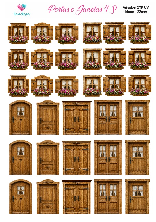 Adesivos Portas e Janelas DTF UV - Imagem 9
