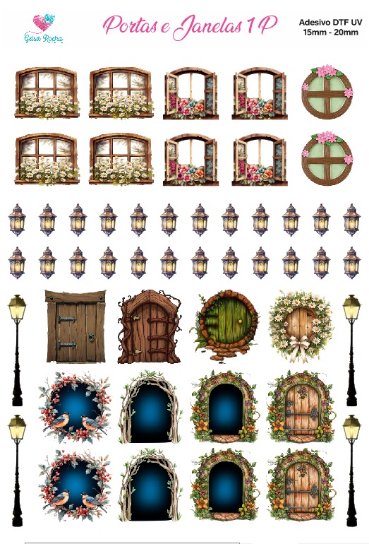 Adesivos Portas e Janelas DTF UV - Imagem 4