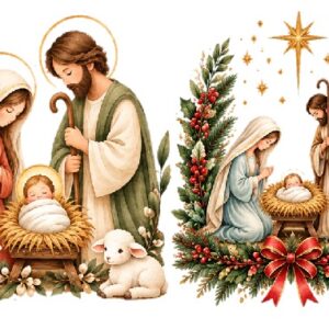 Adesivos para Canecas e Cuias Sagrada Família DTF UV